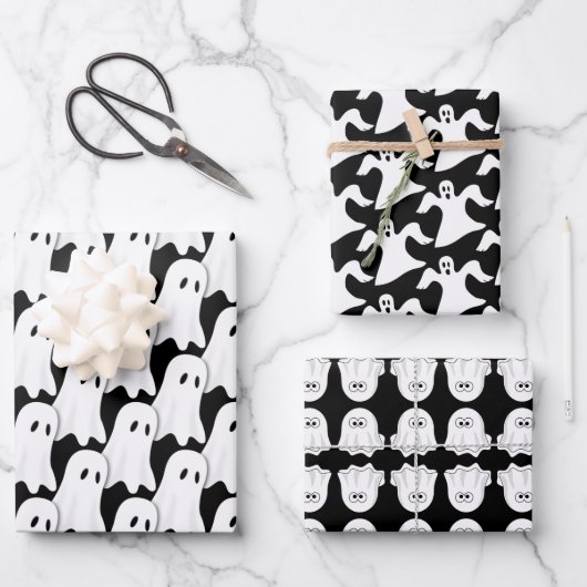 Ghost Design Wrapping Paper Set (Voorkant)