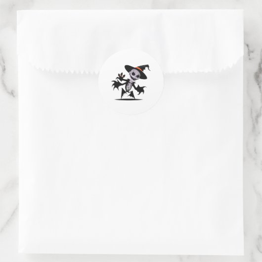 Ghost Devil voor Halloween Sticker (Tas)