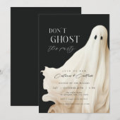 Ghost deze party Halloween uitnodiging niet (Voorkant / Achterkant)