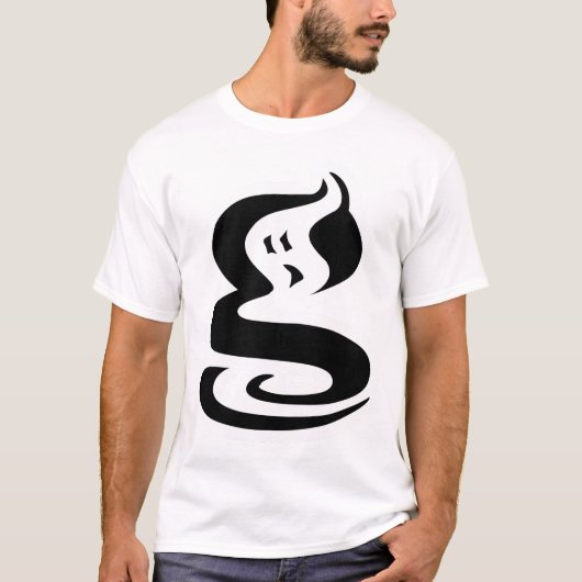 Ghost Digital Draw – Minimalist Haunting T-shirt (Voorkant)