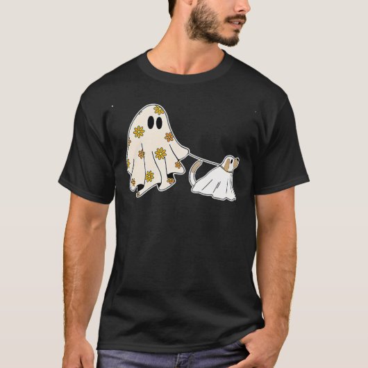 Ghost Dog, Dog Lovers Halloween T-shirt (Voorkant)