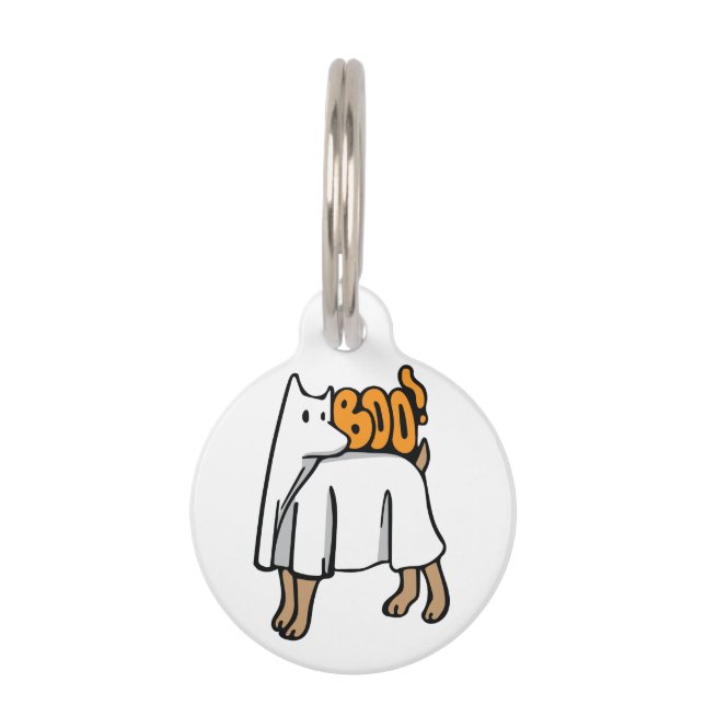 Ghost Dog Huisdierpenning (Voorkant)
