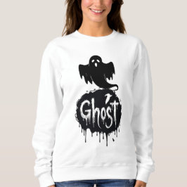 Ghost – Donkere Horror Druppelende Tekst Kunst Trui