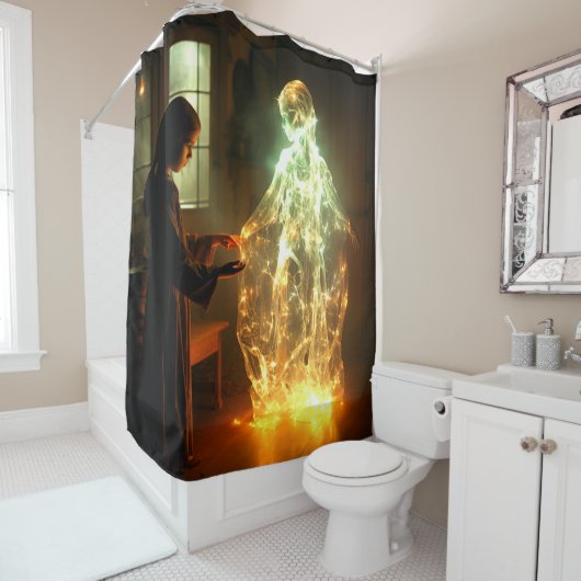 Ghost Douchegordijn (In situ)