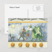 Ghost Dragon van Little Witch (briefkaart) Briefkaart (Voorkant / Achterkant)