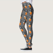 Ghost Drift: All-over Halloween Leggings (Links)