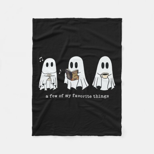 Ghost een paar van mijn favoriete dingen fleece deken (Voorkant)