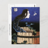 Ghost Emerging from Well Hokusai Japanese Fine Art Briefkaart (Voorkant / Achterkant)