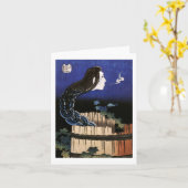 Ghost Emerging from Well Hokusai Japanese Fine Art Kaart (Gele Bloem)
