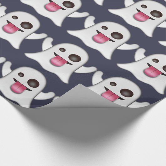 Ghost emoji cadeaupapier (Hoek)