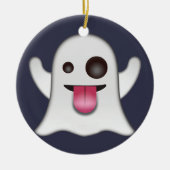Ghost emoji keramisch ornament (Voorkant)