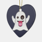Ghost emoji keramisch ornament (Links)