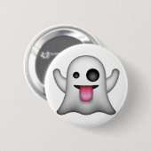 Ghost - Emoji Ronde Button 5,7 Cm (Voorkant /achterkant)