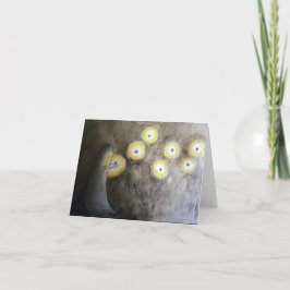 Ghost- en fireflexkaart bedankkaart