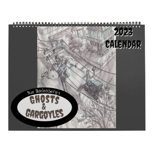 Ghost en Gargoyle Calendar Kalender (Hoes)