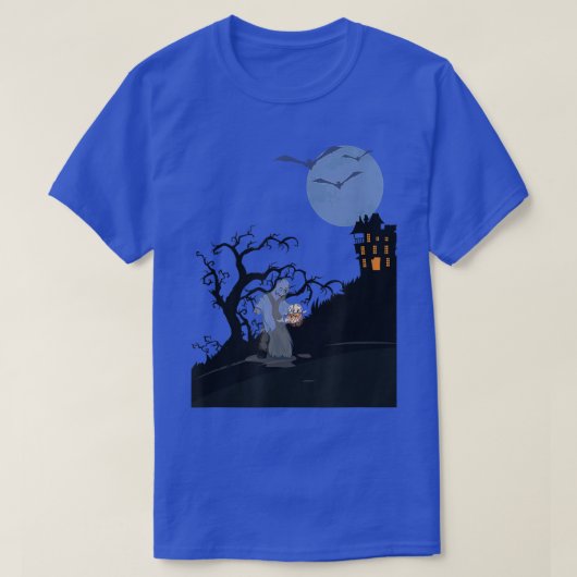 Ghost en gehakt huisontwerp t-shirt (Design voorkant)