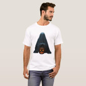 Ghost en Jack op de lantaarn Halloween T-shirt (Voorkant volledig)