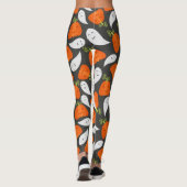 Ghost- en pompoenpatroon leggings (Achterkant)