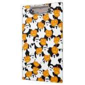 Ghost en Pumpkin Halloween Pattern Klembord (Links)