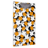 Ghost en Pumpkin Halloween Pattern Klembord (Rechts)