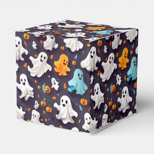 Ghost en Pumpkins Bedankdoosjes (Achterkant)