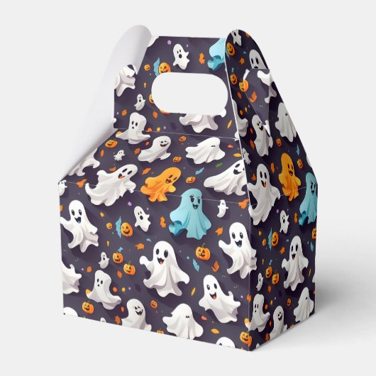 Ghost en Pumpkins Bedankdoosjes (Achterkant)