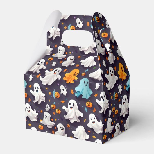 Ghost en Pumpkins Bedankdoosjes (Voorkant Zijde)