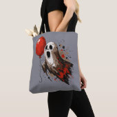 Ghost en rode ballon tote bag (Dichtbij)