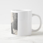 Ghost en zwarte hond Halloween 2024 Grote Koffiekop (Rechts)