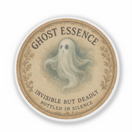 Ghost Essence - Halloween Apothecary Label (Voorkant)