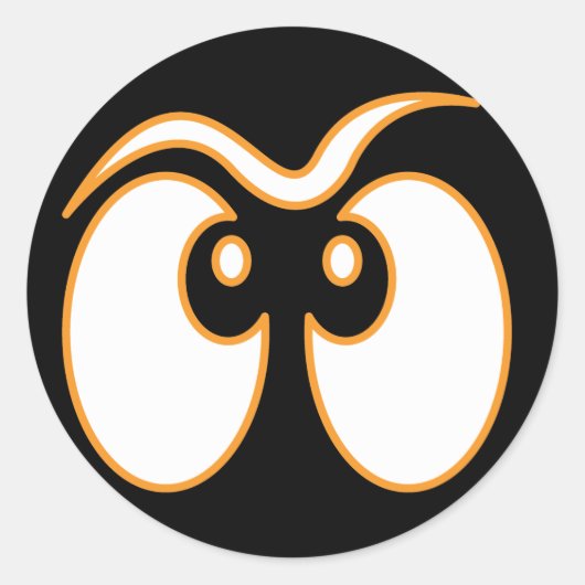 Ghost Eyes Halloween Stickers (Voorkant)