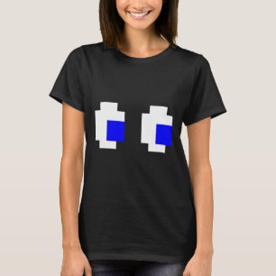 Ghost Eyes Pixel Arcade Videogame 8-bit matching T-shirt