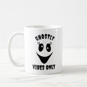 Ghost Face Geestige Sfeer Alleen Custom Halloween Koffiemok