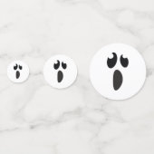 Ghost Face Halloween Kostuum Feestje Confetti (Achterkanten)