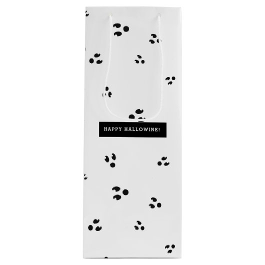 Ghost Face Happy Hallowine Wijn Cadeautas (Voorkant)