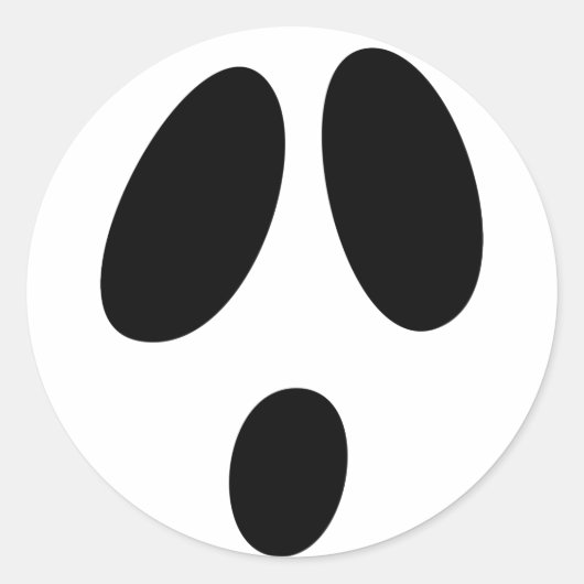 Ghost Face Sticker (Voorkant)