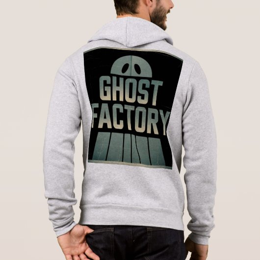 Ghost Factory Vintage Poster Hoodie (Achterkant)