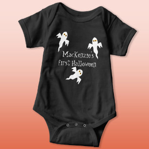 Ghost First Halloween Romper