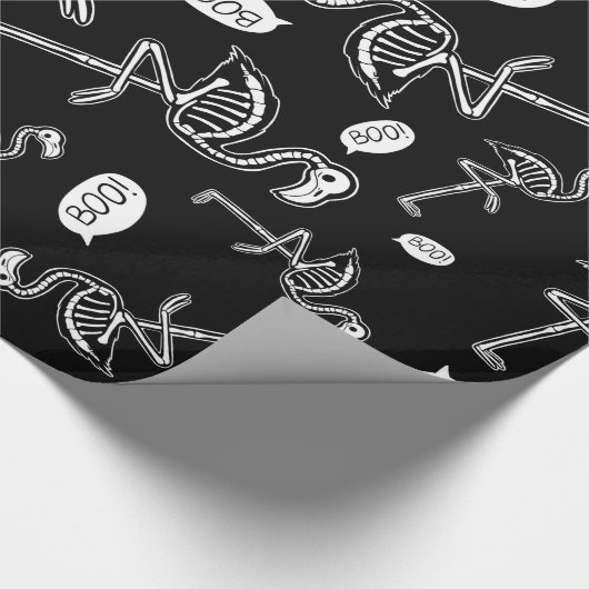 Ghost Flamingo Cadeaupapier (Hoek)