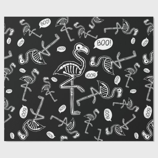 Ghost Flamingo Cadeaupapier (Vlak)