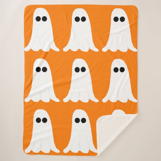 Ghost Fleece Deken (Voorkant)