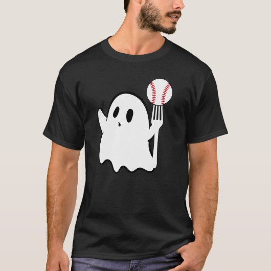 Ghost Forkball Baseball Pitch Fork Ball K Strikeou T-shirt (Voorkant)