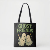 Ghost Friends - Black Tote Bag (Voorkant)