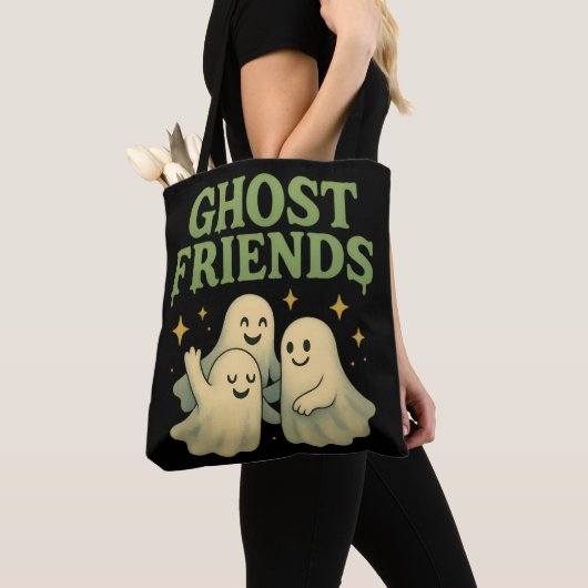 Ghost Friends - Black Tote Bag (Dichtbij)