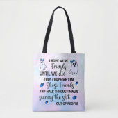 Ghost Friends Forever Tote Bag (Voorkant)