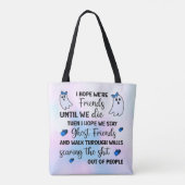 Ghost Friends Forever Tote Bag (Achterkant)