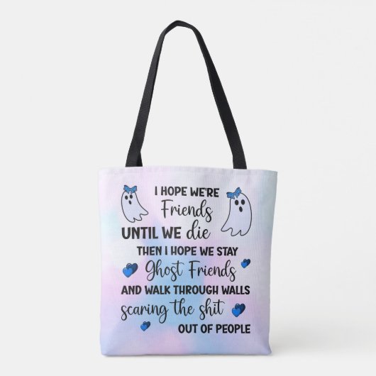 Ghost Friends Forever Tote Bag (Achterkant)