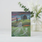 Ghost Friends Halloween Briefkaart (Staand voorkant)