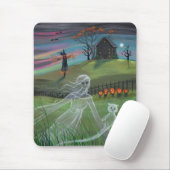 Ghost Friends Halloween Mousepad Muismat (Met muis)