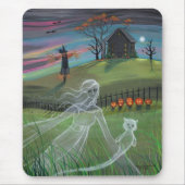 Ghost Friends Halloween Mousepad Muismat (Voorkant)